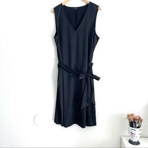 Universal Standard Front Tie Little Black Dress